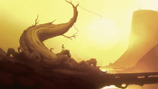 A very nice, very dead tree in cinematic platformer Bionic Bay.