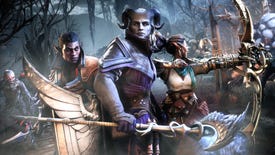 Three heroes - a mage, an archer, and a rogue - stand ready to fight in Dragon Age: The Veilguard.